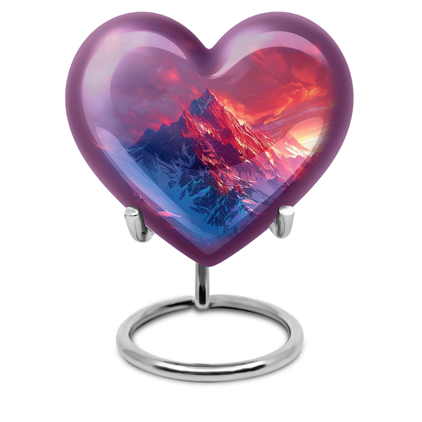 MOUNTAINS Heart Urn