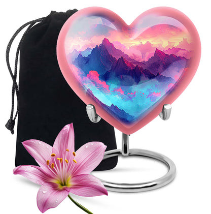 Personalized Galaxy Cremation Urn for Human Ashes - 10-inch, 200 cu in - Yatskia