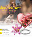 Heart shaped flower Urn for human ashes