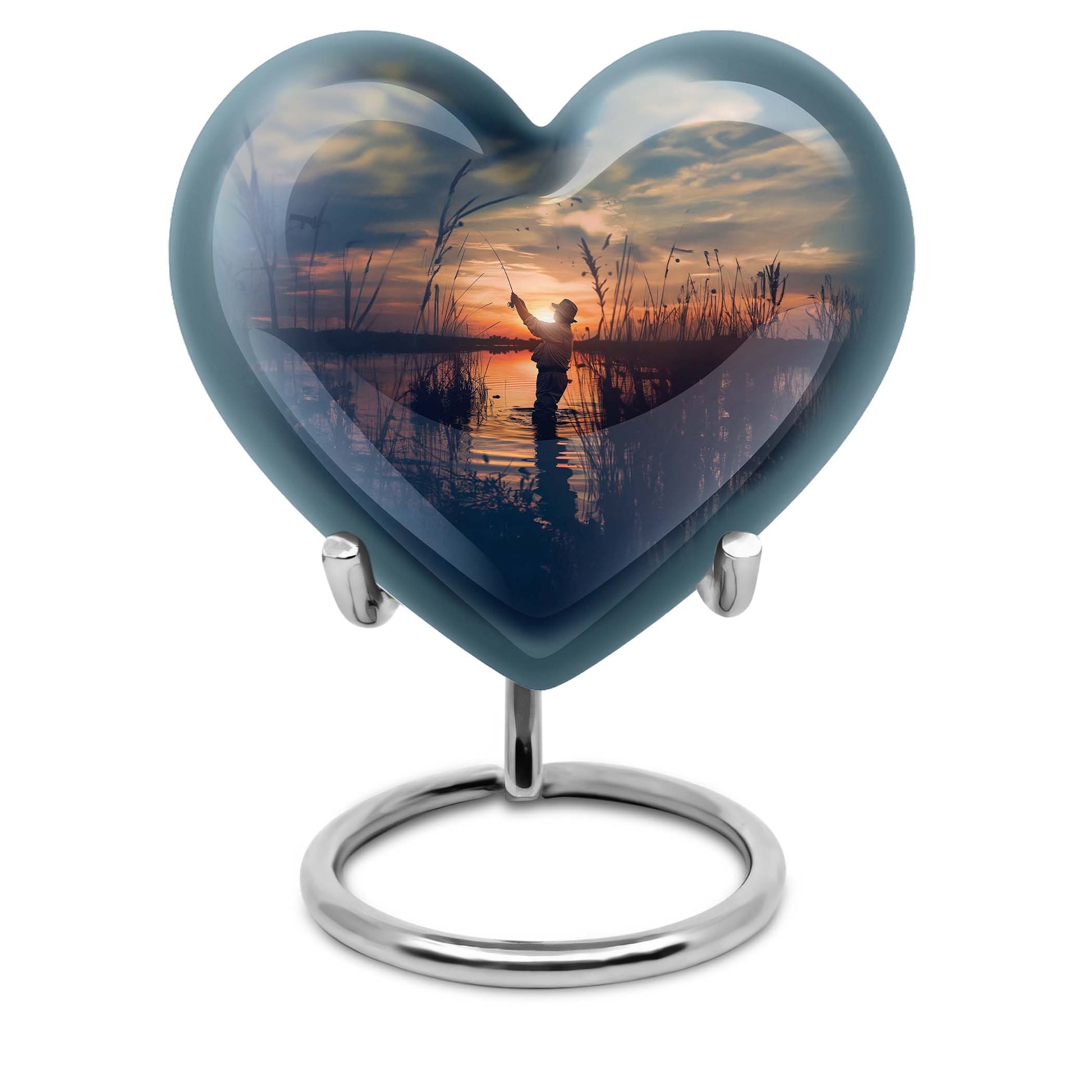 Father Fishing Funeral Urns - Urns For Human Ashes Dad