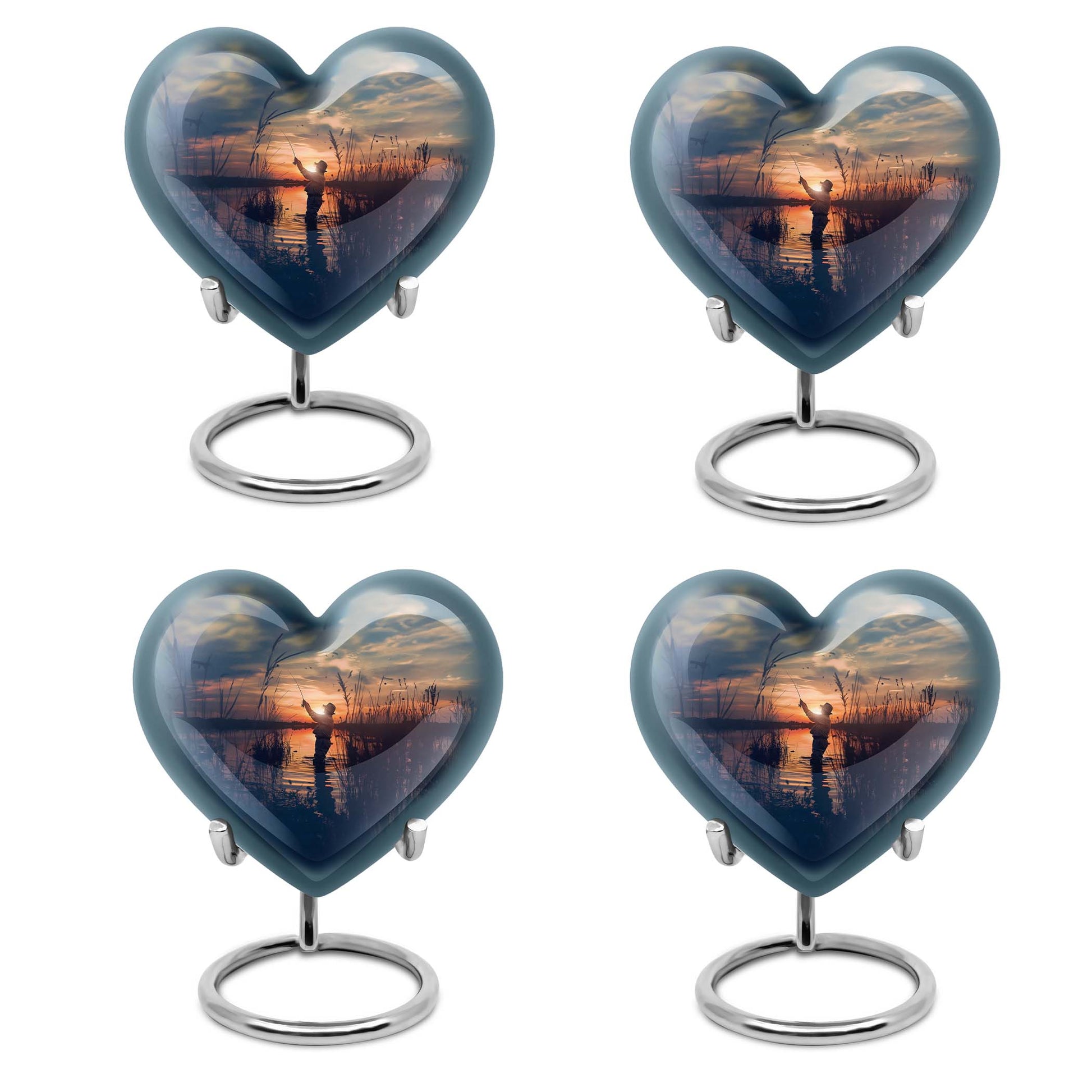 Father Fishing Funeral Urns - Urns For Human Ashes Dad