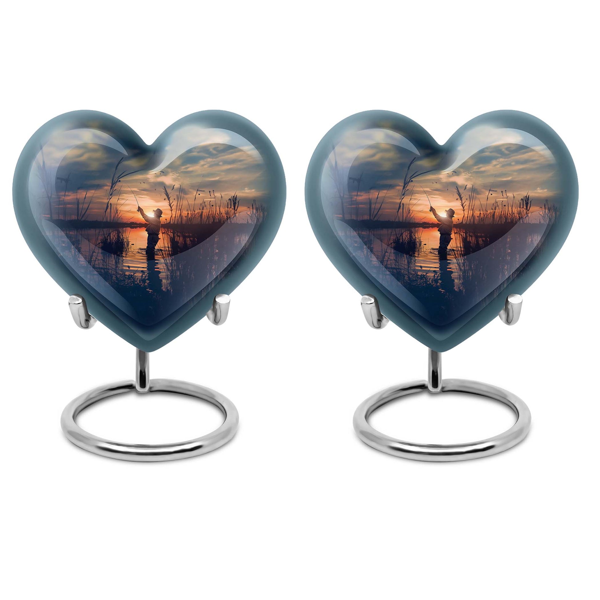 Father Fishing Funeral Urns - Urns For Human Ashes Dad