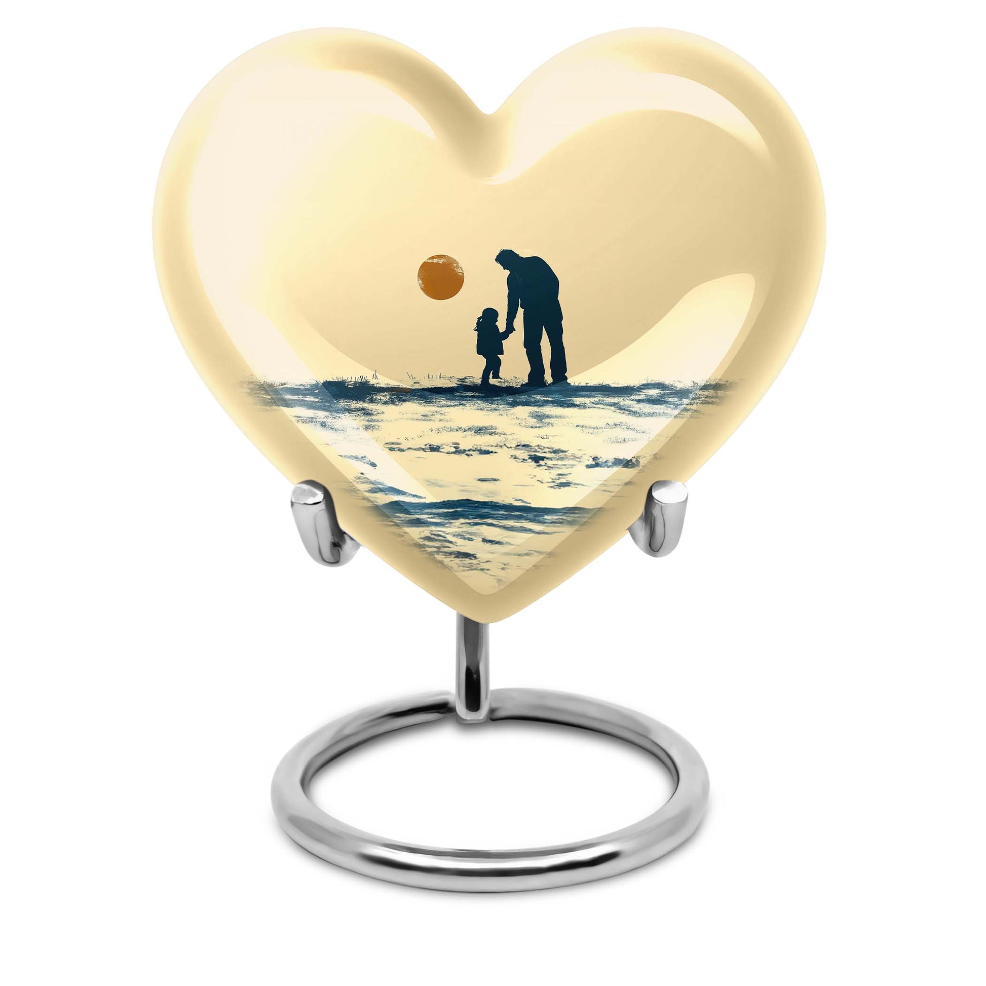 Father and Daughter Cremation Urns - Decorative Urn For Human Ashes