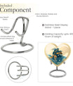 Father son fishing heart urn