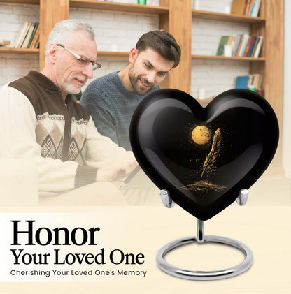 feather Urn for mom's ashes