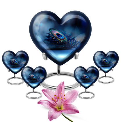 Heart Urn feather urn
