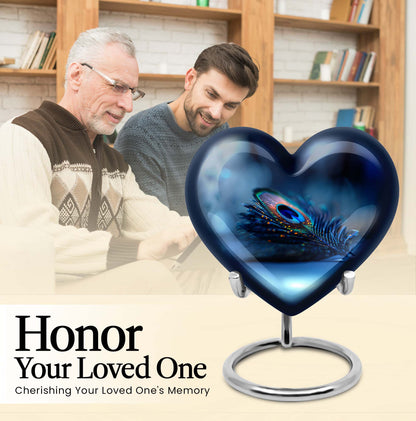 Heart Urn feather urn