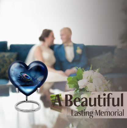 Heart Urn feather urn