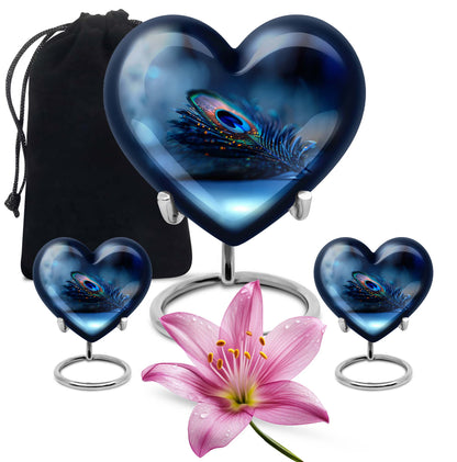 Heart Urn feather urn