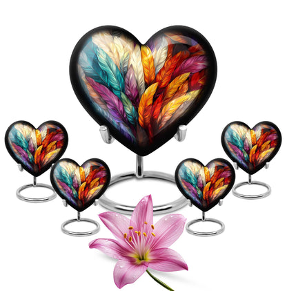 10-inch Heart Urn for human ashes 