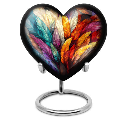 10-inch Heart Urn for human ashes 