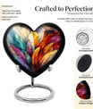 10-inch Heart Urn for human ashes 