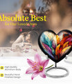 10-inch Heart Urn for human ashes 