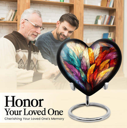 10-inch Heart Urn for human ashes 