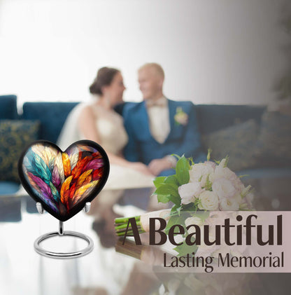 10-inch Heart Urn for human ashes 