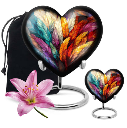 10-inch Heart Urn for human ashes 