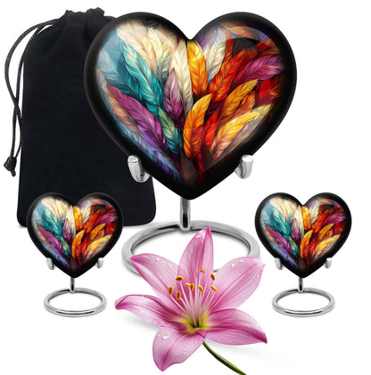 10-inch Heart Urn for human ashes 