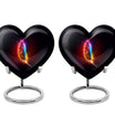 heart feather urn for ashes