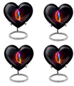 heart feather urn for ashes