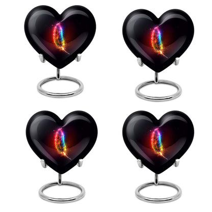 heart feather urn for ashes