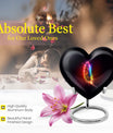 heart feather urn for ashes