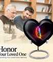 heart feather urn for ashes