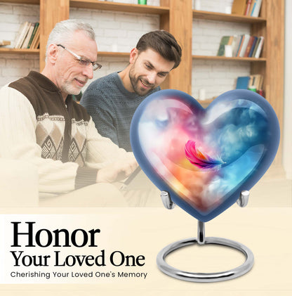 feather urn