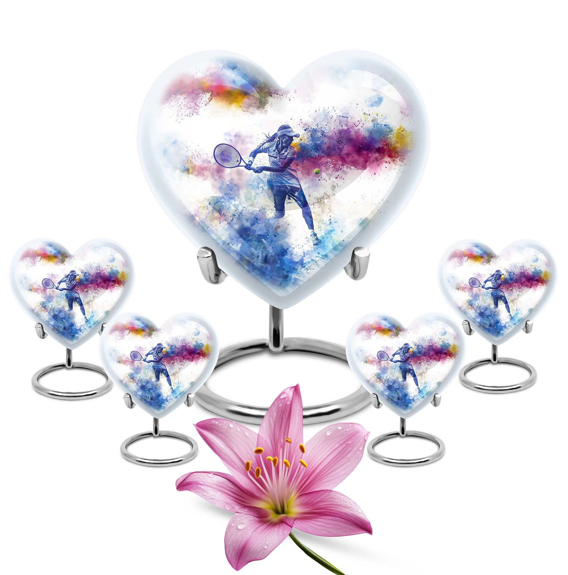 Tennis Tribute Urns For Funeral Ashes - Adult Cremation Urn