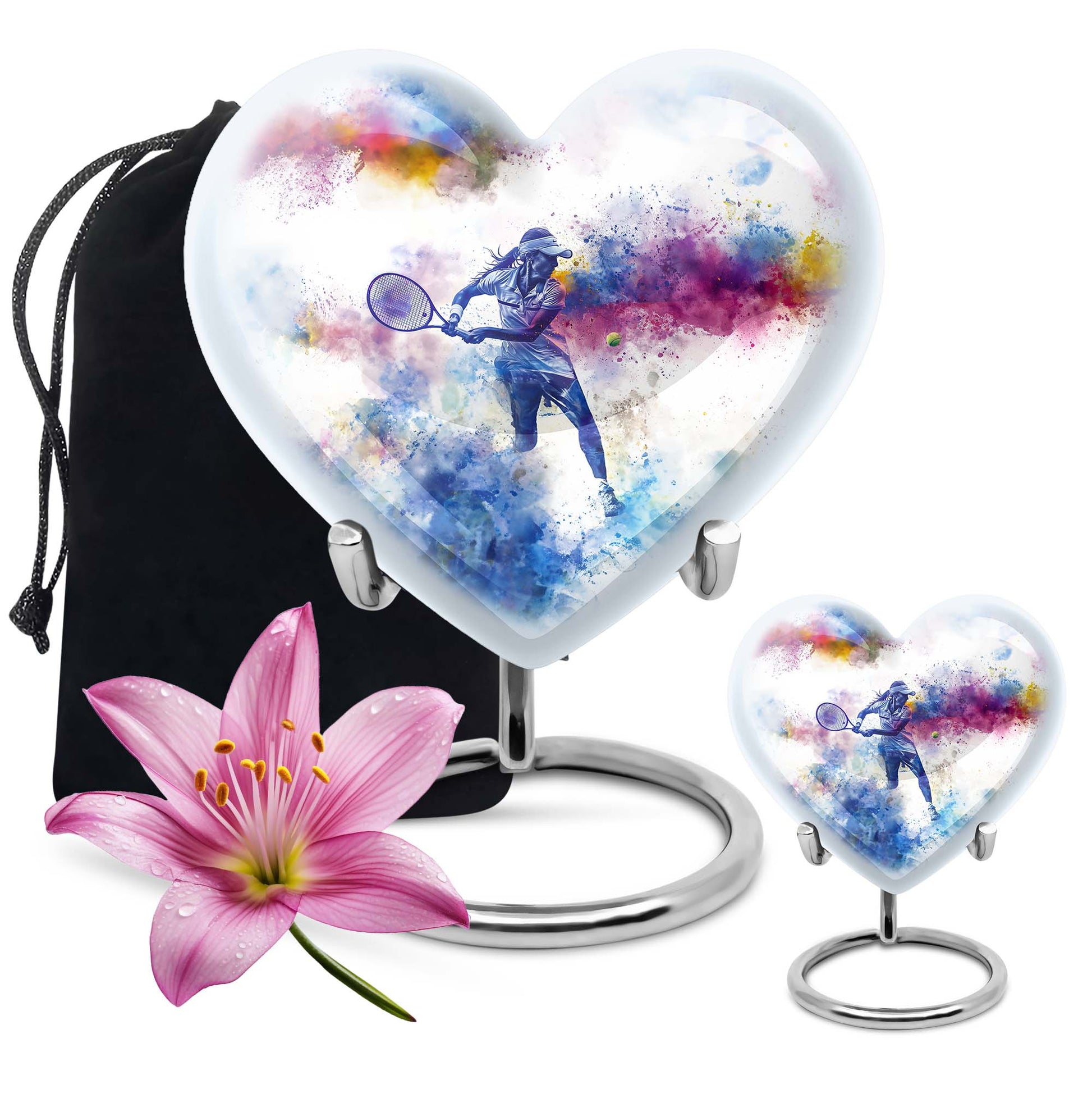 Tennis Tribute Urns For Funeral Ashes - Adult Cremation Urn