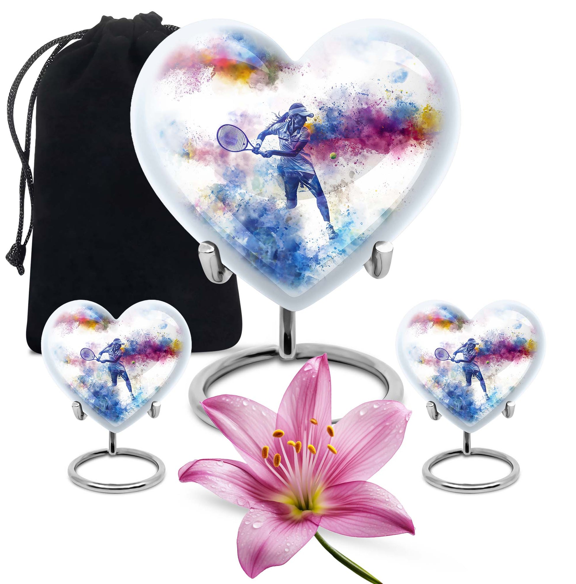 Tennis Tribute Urns For Funeral Ashes - Adult Cremation Urn