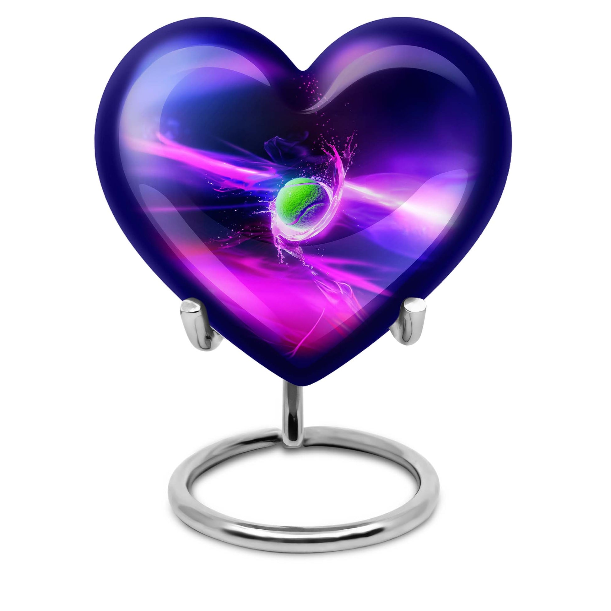 Green Tennis Ball Funeral Urn - Urn For Athletes