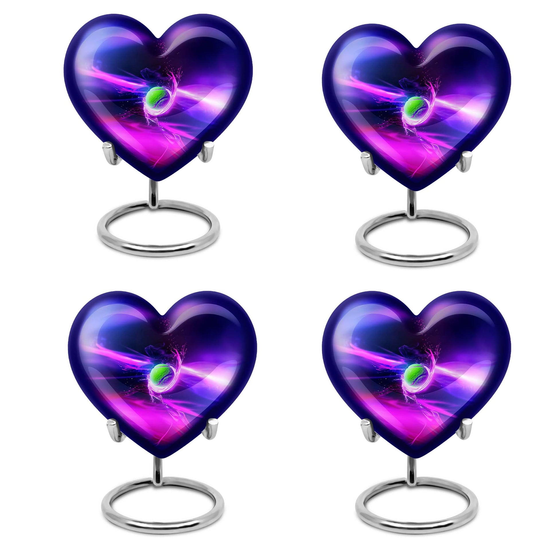 Green Tennis Ball Funeral Urn - Urn For Athletes