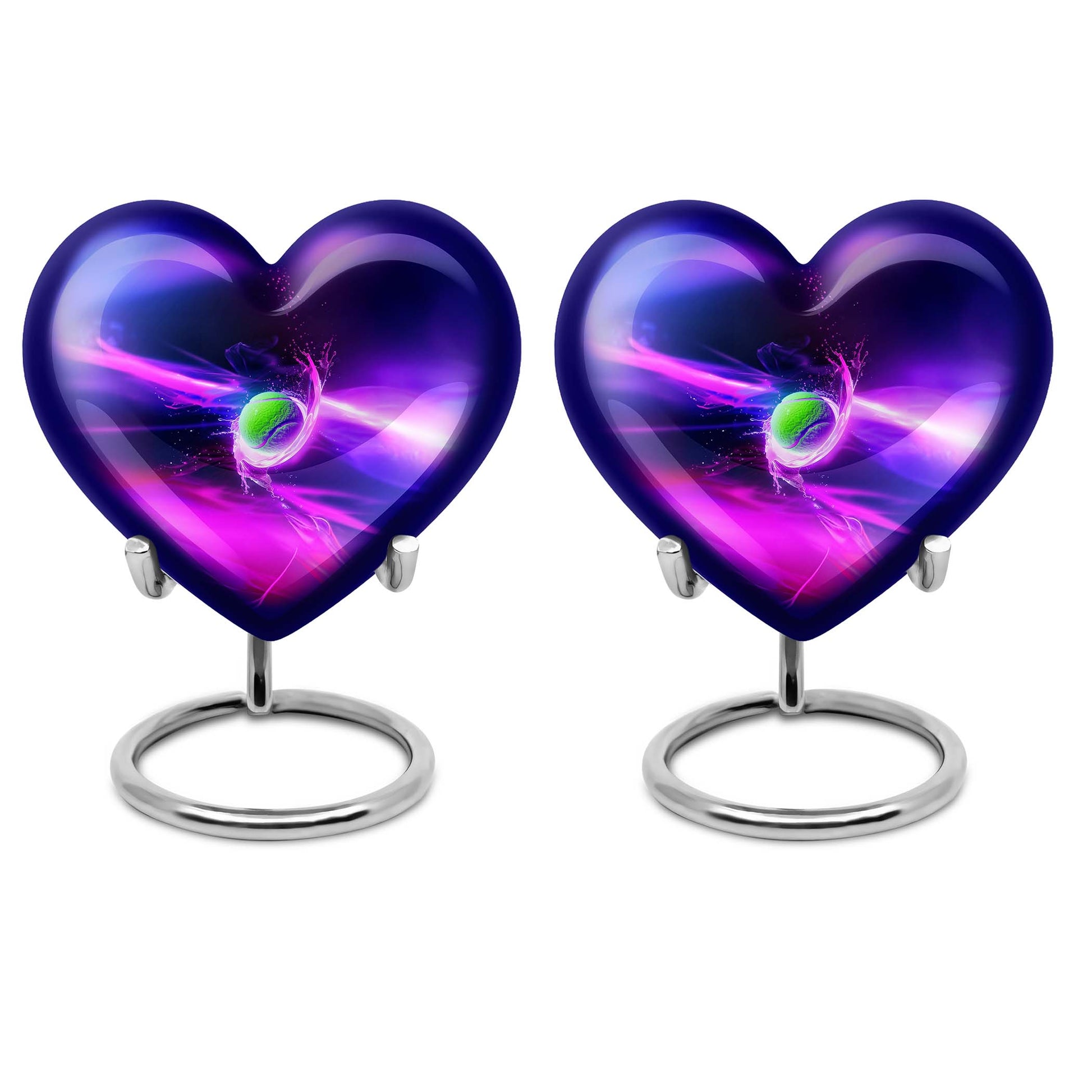 Green Tennis Ball Funeral Urn - Urn For Athletes