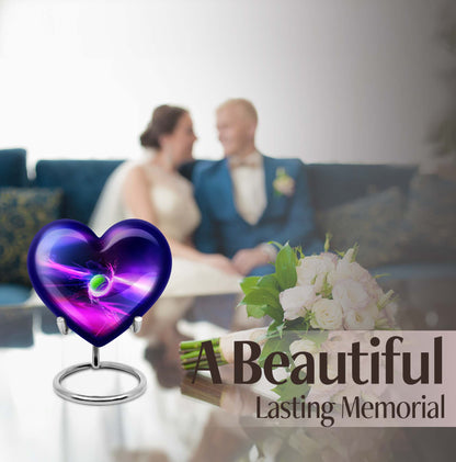 heart Tennis Urn for adult men's ashes