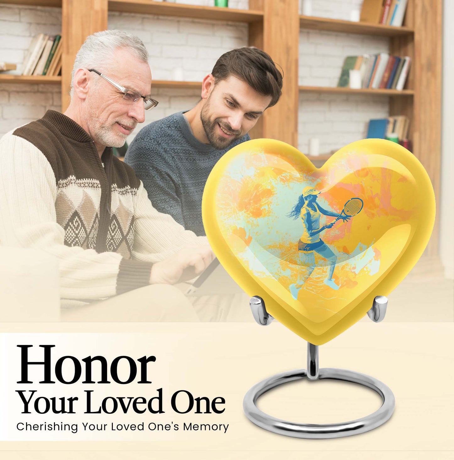 heart shaped purple urn for cremation ashes