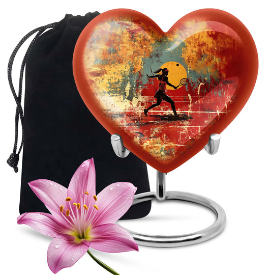 Large tennis urn for men's ashes