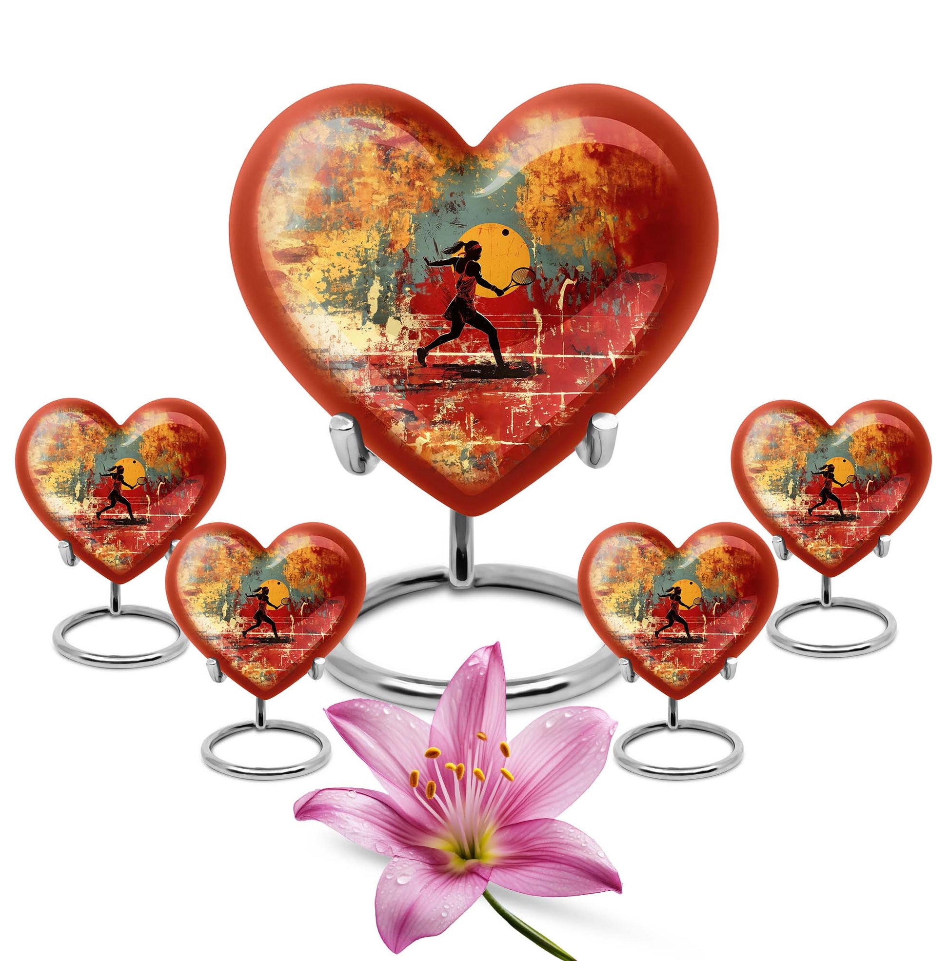 Large tennis urn for men's ashes