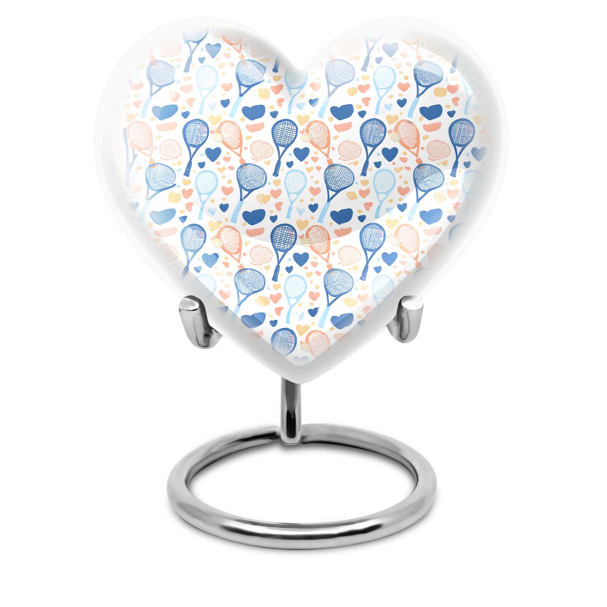 tennis heart urn