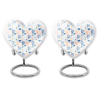 tennis heart urn