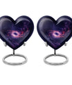 heart-shaped Galaxy urn