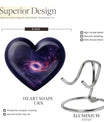 heart-shaped Galaxy urn
