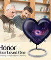heart-shaped Galaxy urn