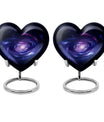 Galaxy Urn heart design