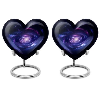 Galaxy Urn heart design