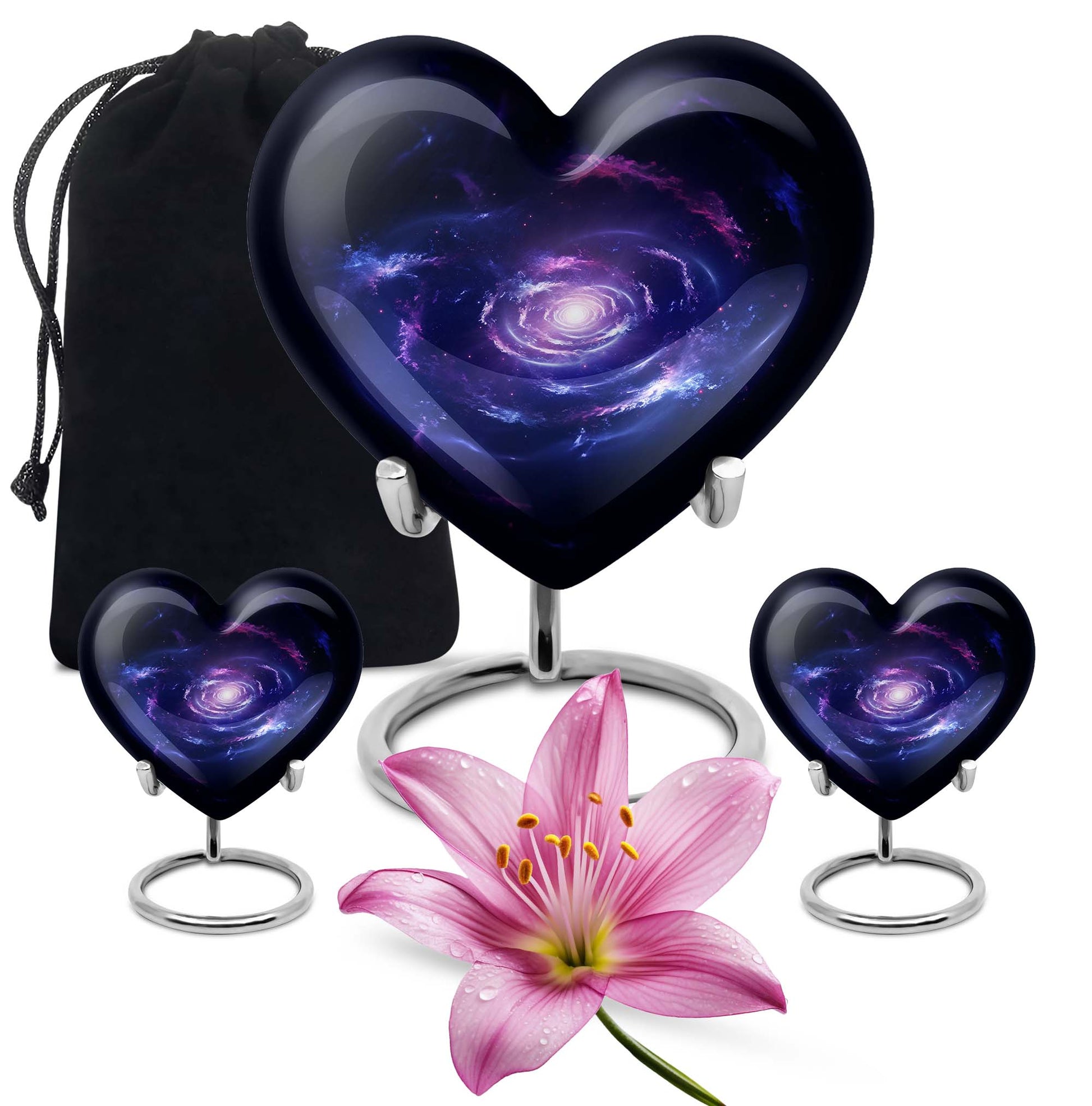 Galaxy Urn heart design