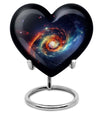 Heart Shaped Galaxy Urn