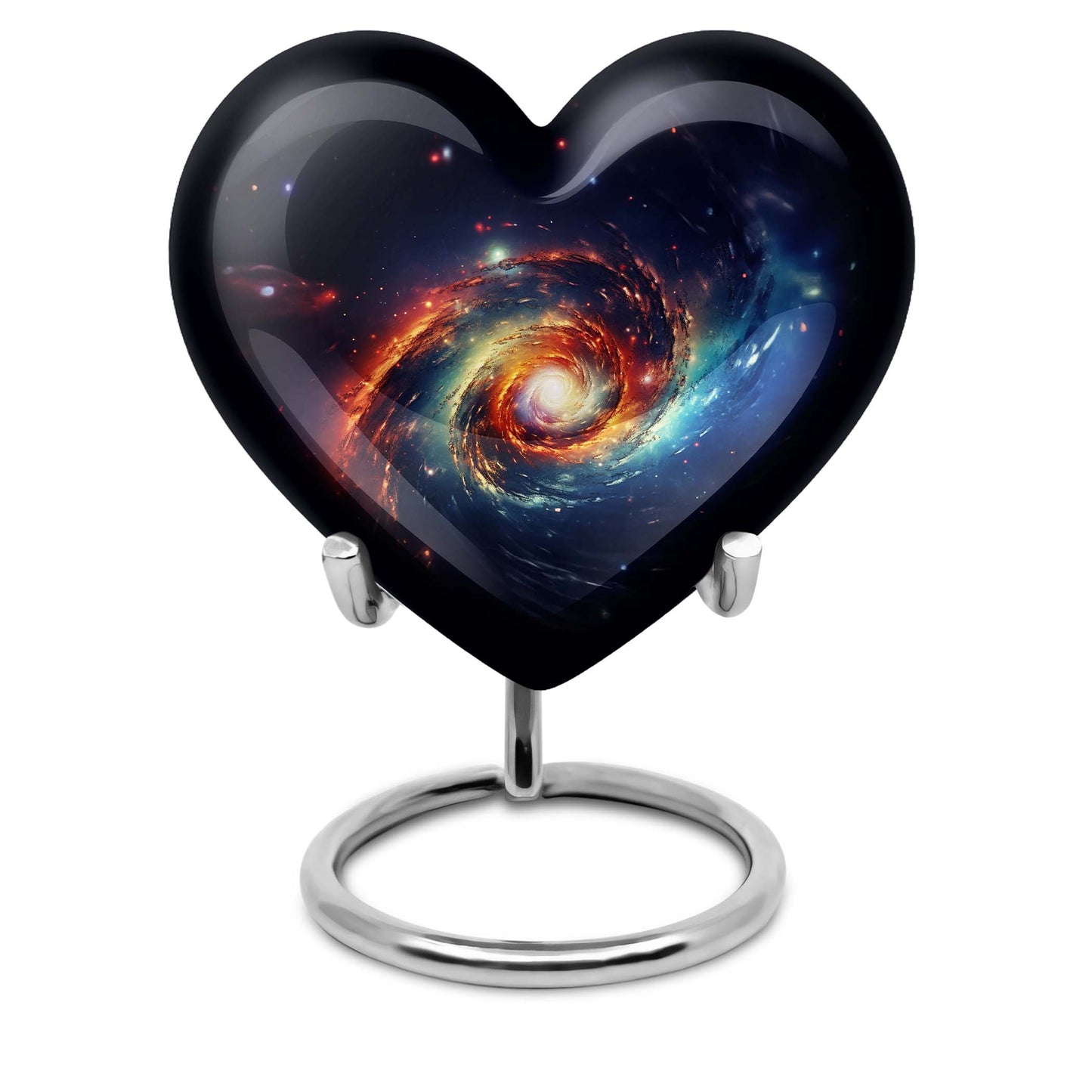Heart Shaped Galaxy Urn