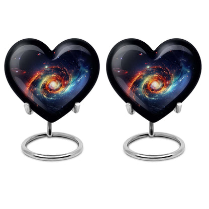 Heart Shaped Galaxy Urn