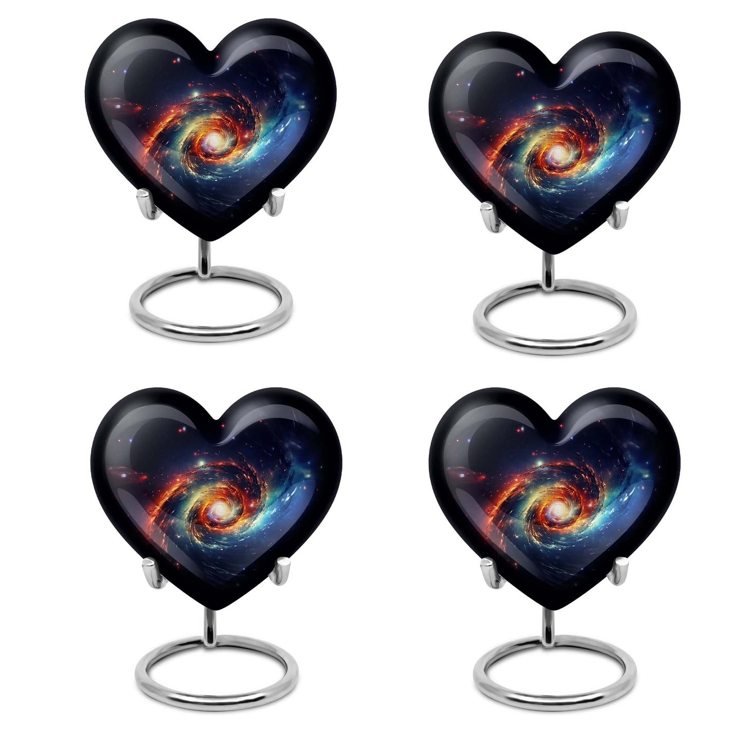 Heart Shaped Galaxy Urn