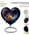 Heart Shaped Galaxy Urn
